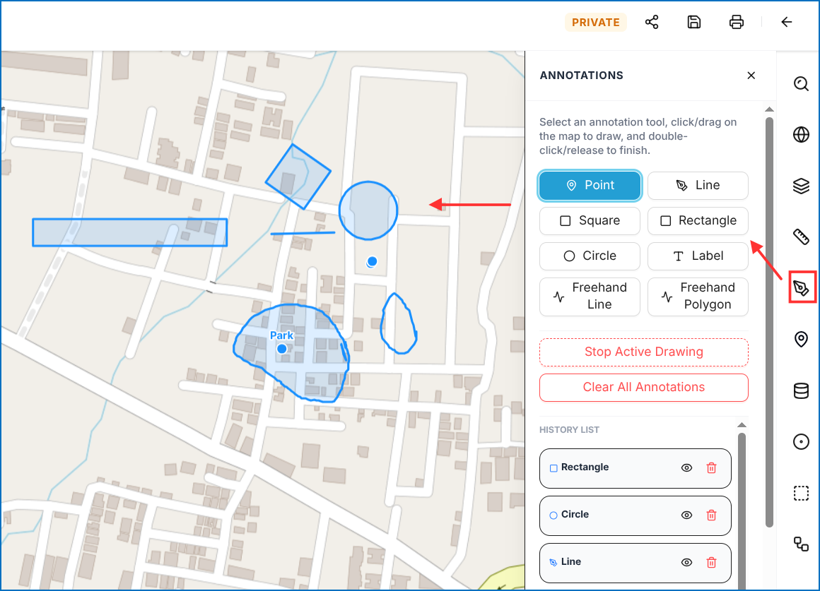 Map Annotation Tools