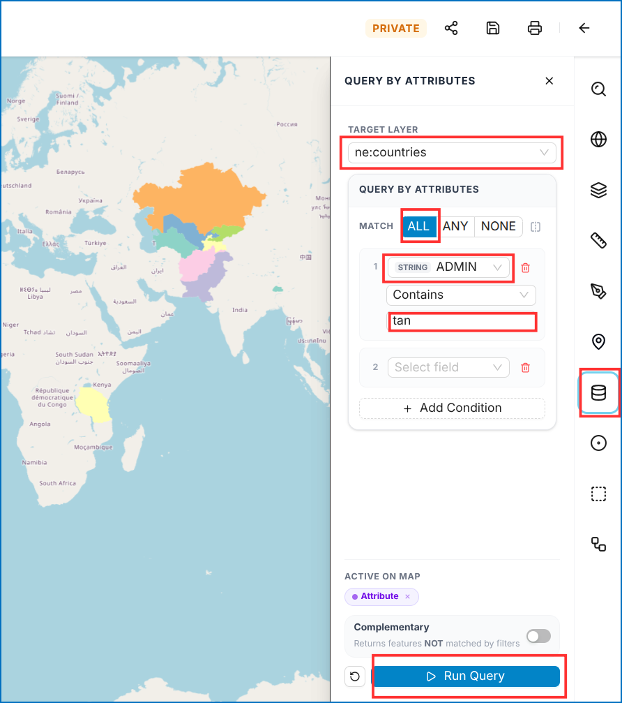 Query by Attribute Configuration