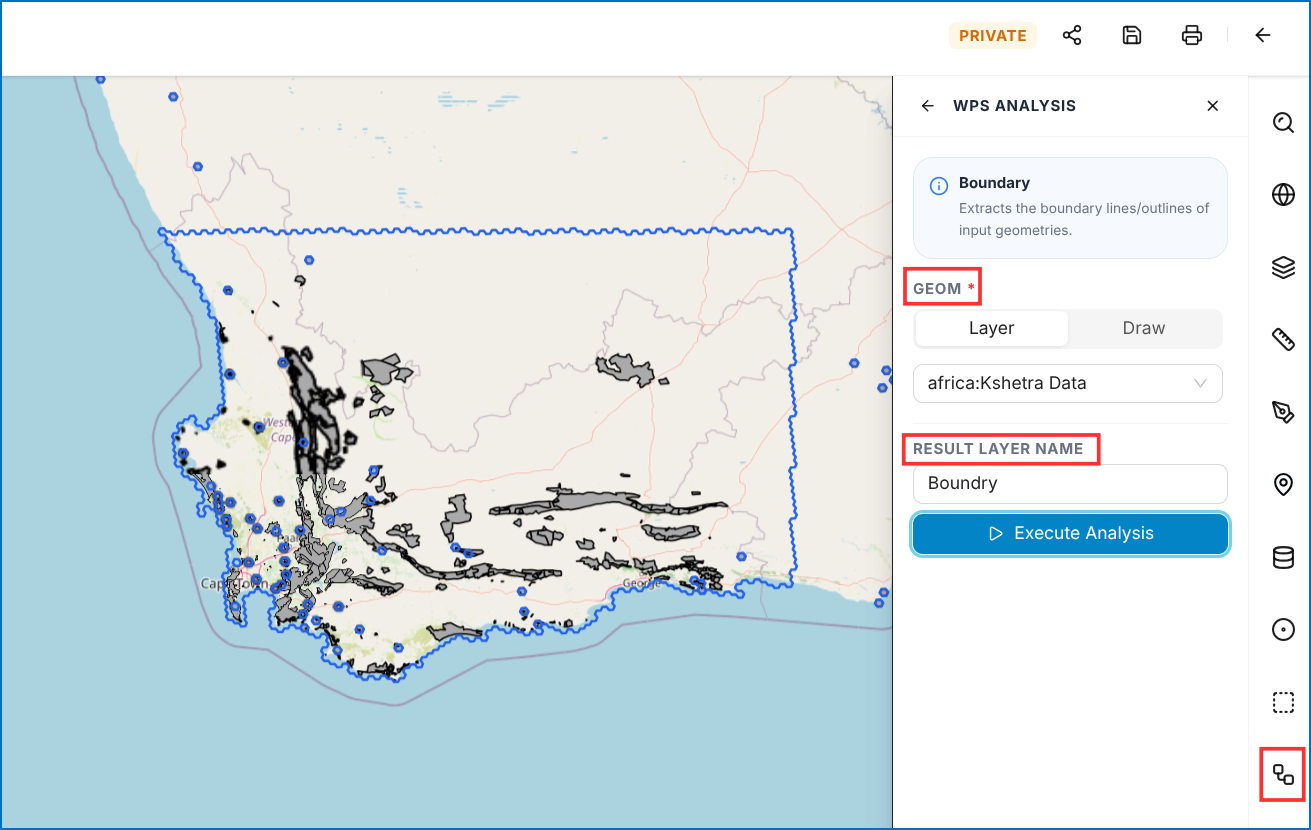 WPS Analysis - Configure Boundary Operation