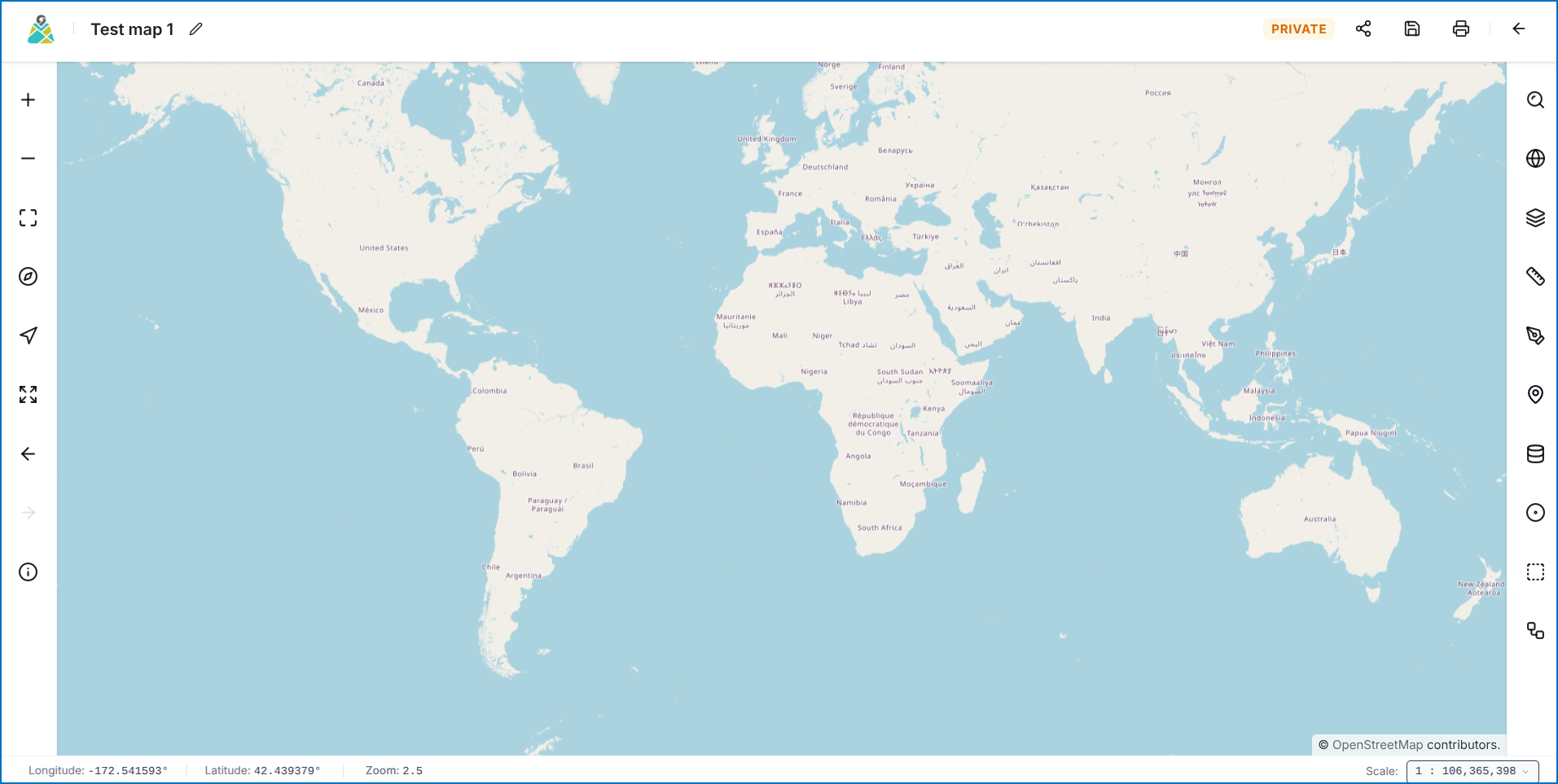 VistaBridge Map Editor Interface