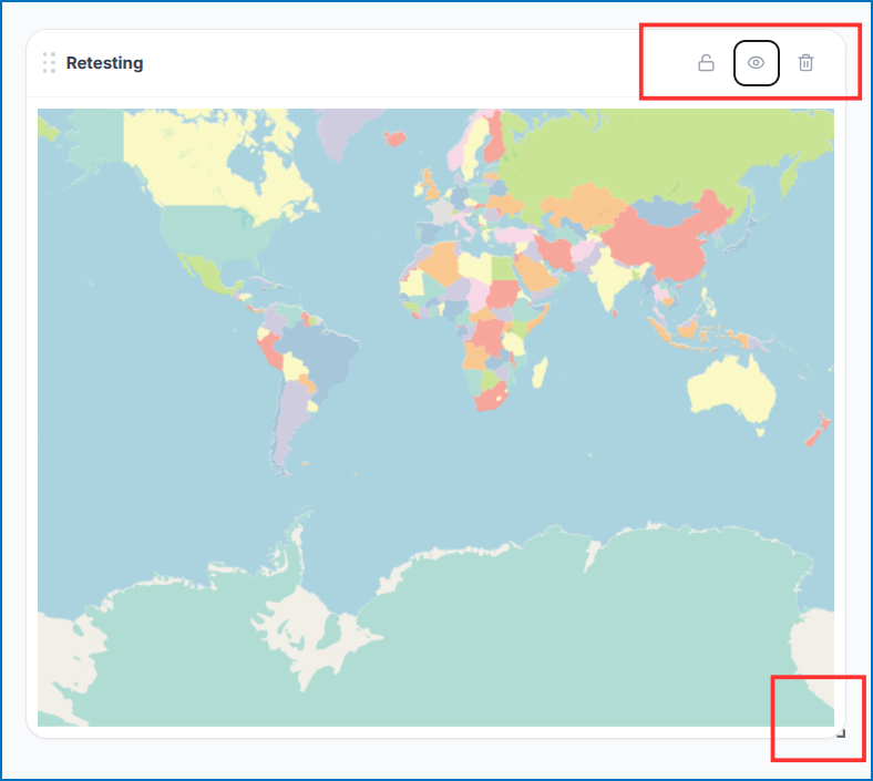 Map Widget Controls